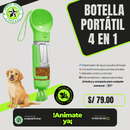 🐾✨ Botella Portátil Multifuncional 4 en 1 para Mascotas ✨🐾